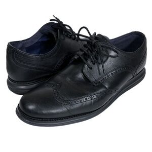 Cole Haan Men's Size 12 Original Grand Wingtip Oxford Black Style C27984